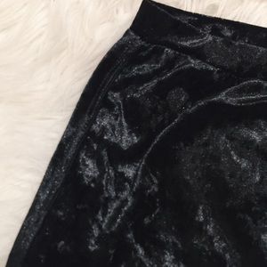Black Velvet Dolphin Shorts